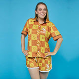 Camisa Pijama Hufflepuff Magic