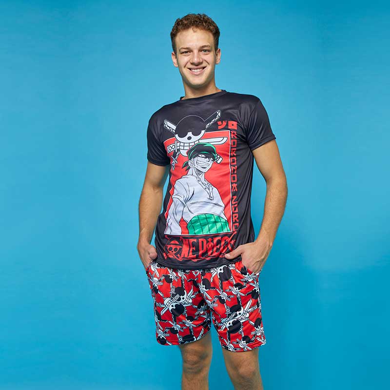 Conjunto Pijama One Piece Roronoa Zoro
