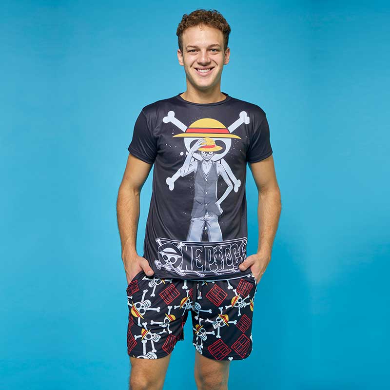 Conjunto Pijama One Piece Monkey D. Luffy