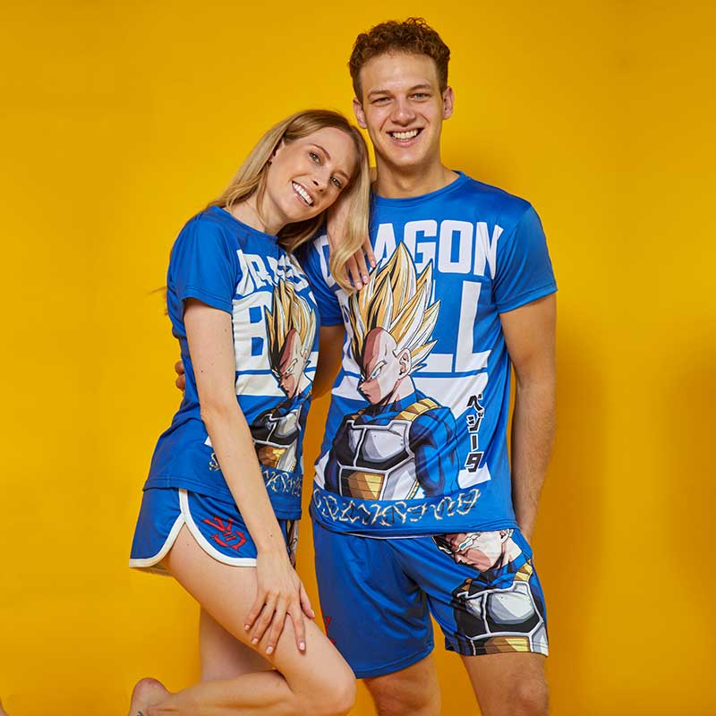 Conjunto Pijama Dragon Ball Z Vegeta Saiyajin