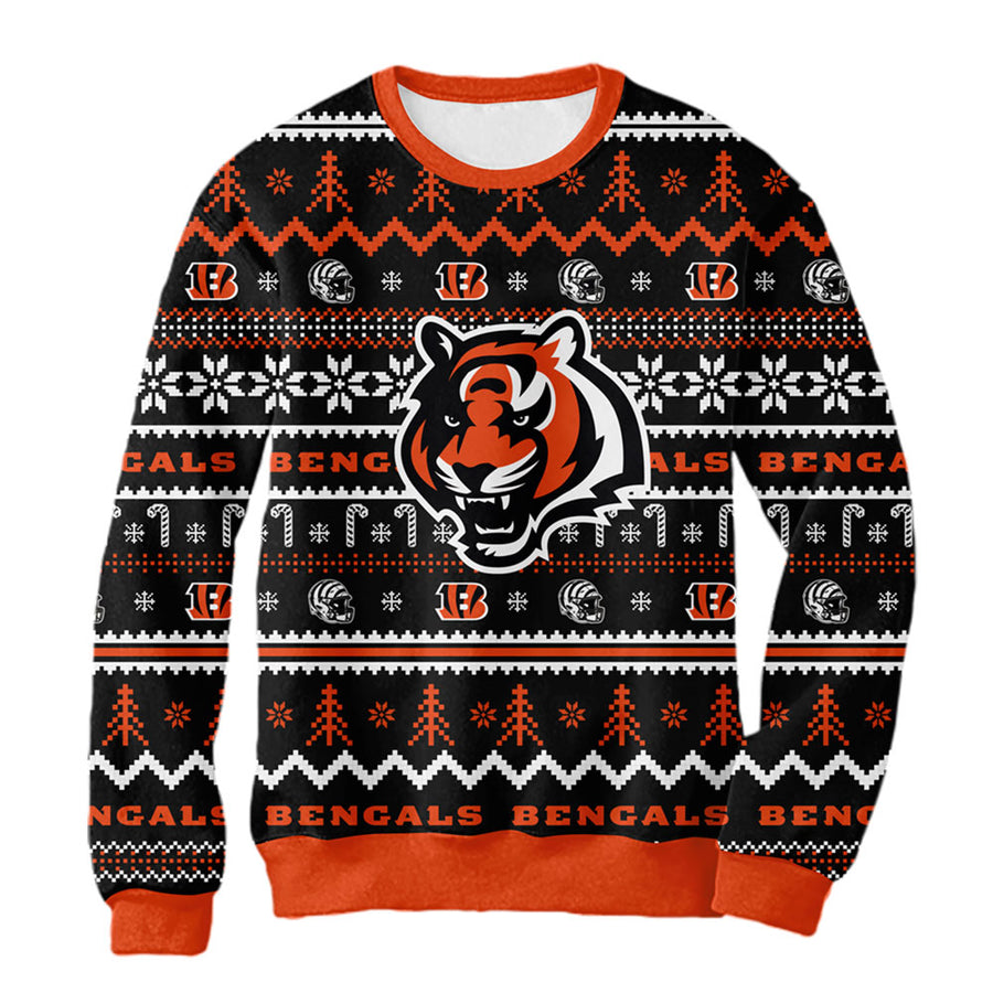 Sudadera Navideña Cincinnati Bengals