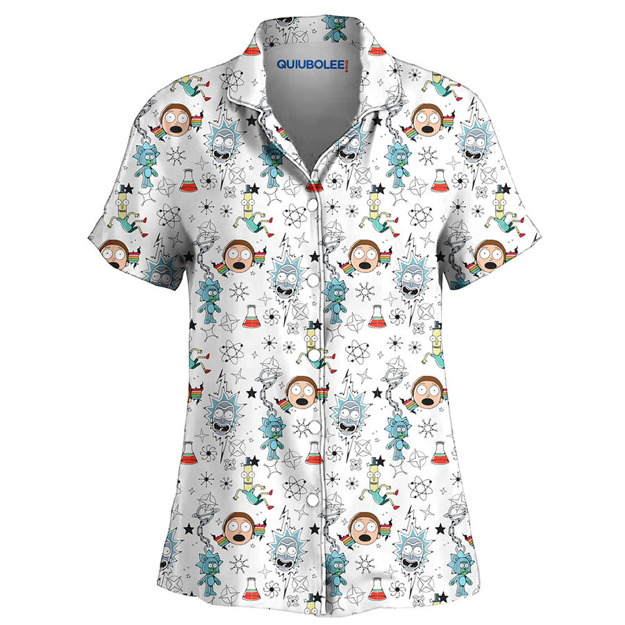 Camisa Pijama Rick y Morty Atomic