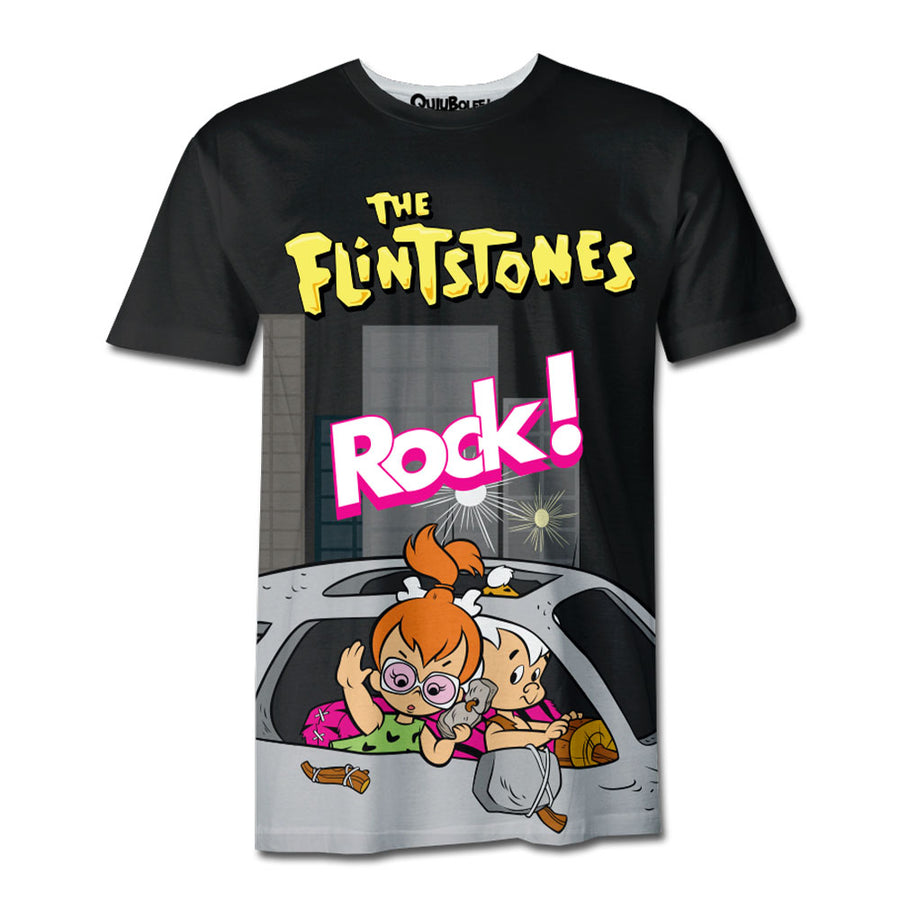 Playera Pijama Bam Bam y Pebbles