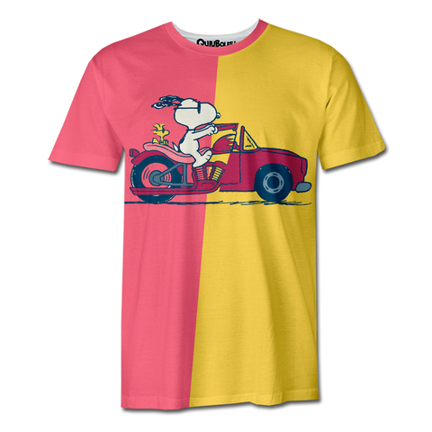 Playera Pijama Snoopy Motociclista