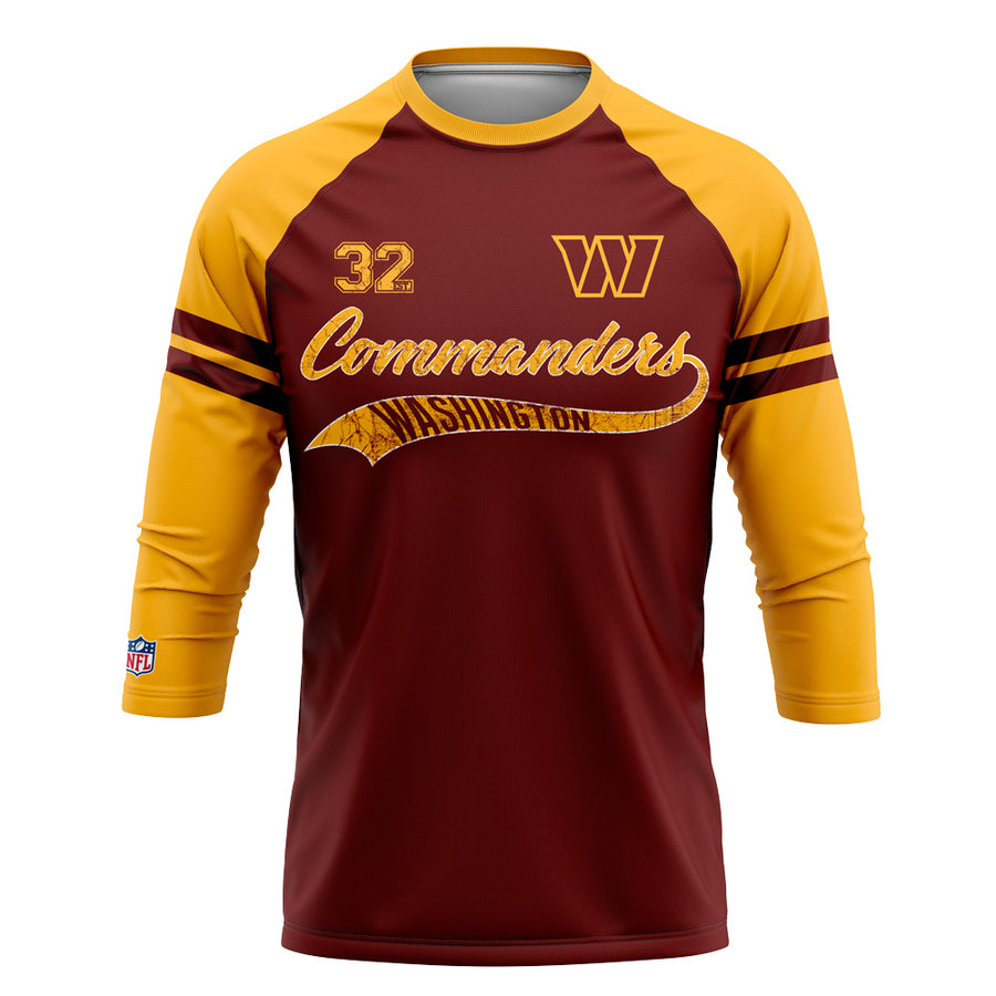Playera Pijama Ranglan Washington Commanders Classic