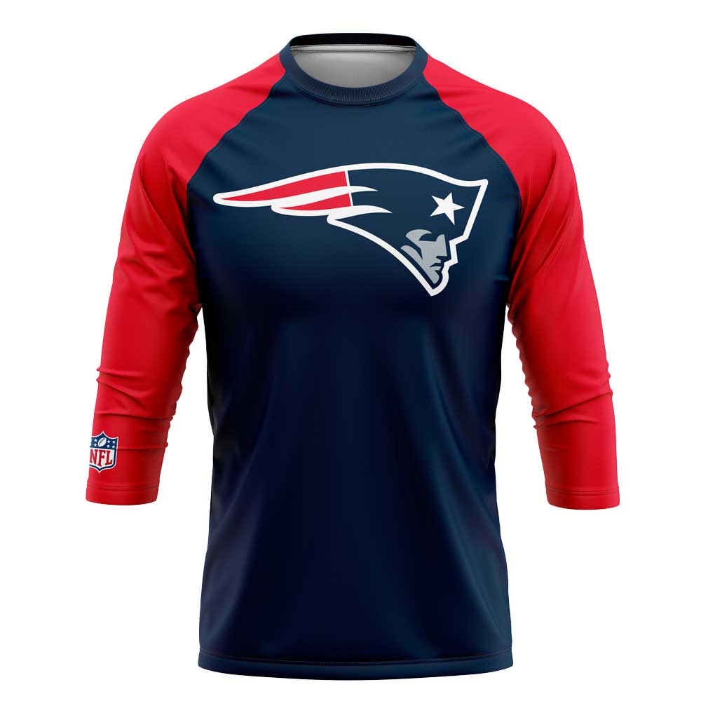Playera Pijama Ranglan New England Patriots AFC – QUIUBOLEE