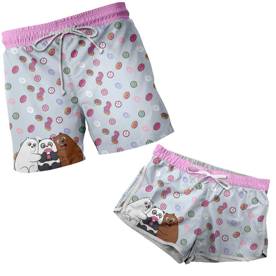 Short Pijama Escandalosos Donuts Bros