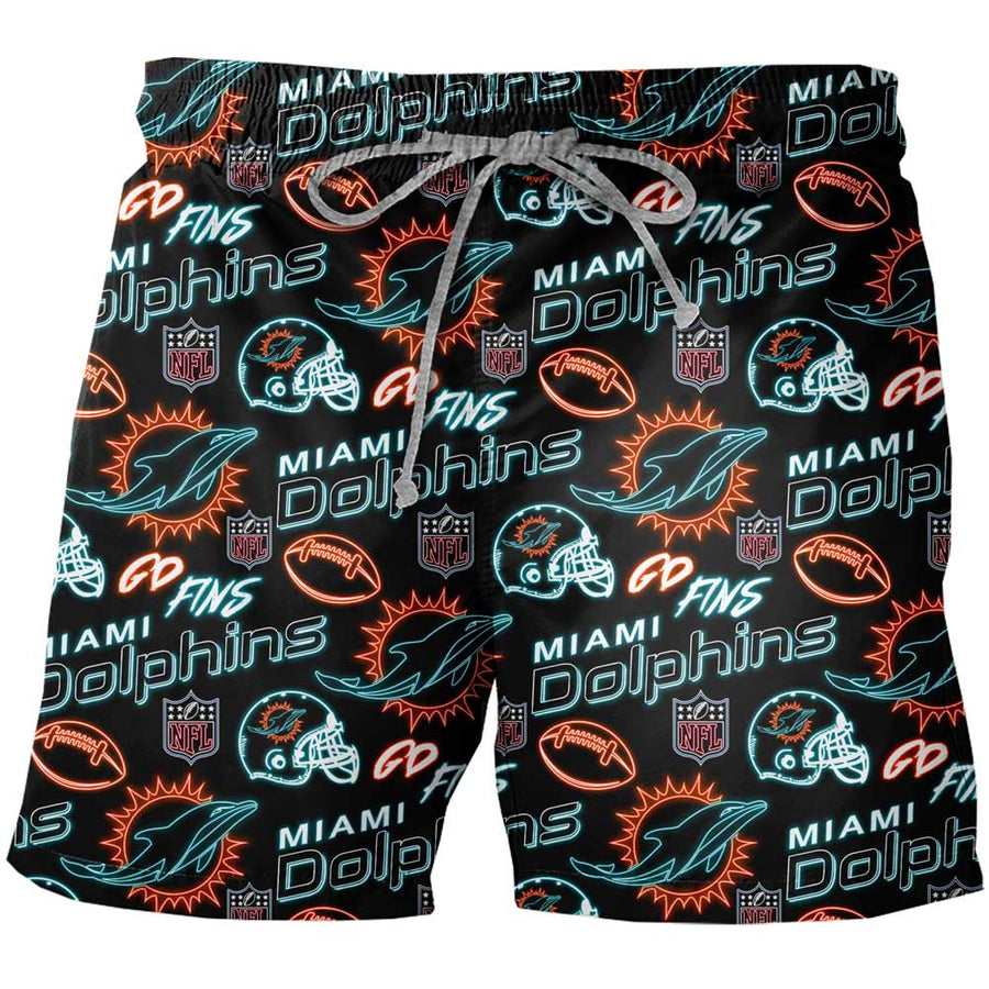 Traje De Baño Hombre Dolphins Neon