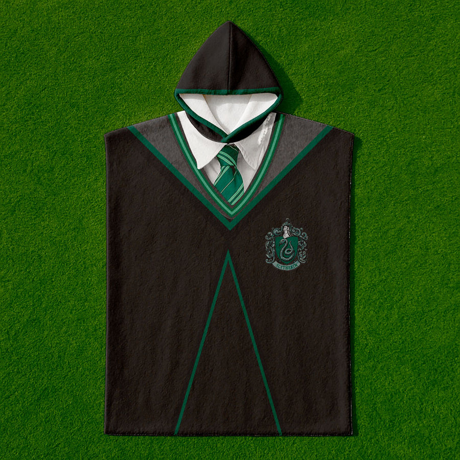 Poncho Toalla Harry Potter Slytherin