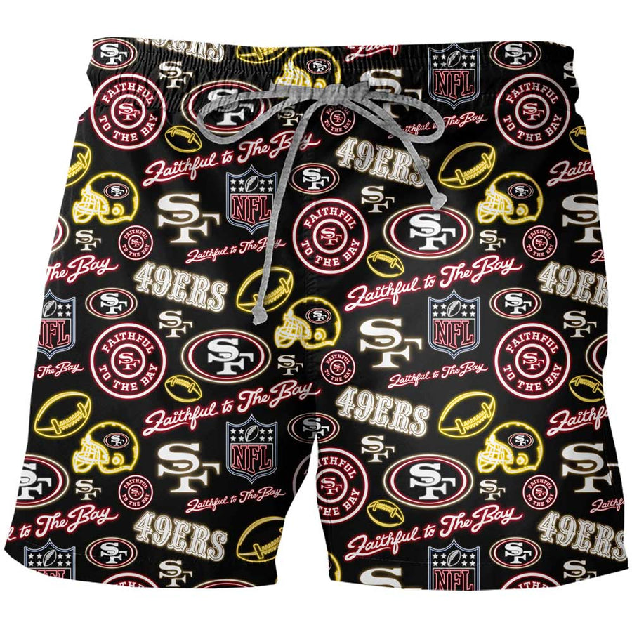 Traje De Baño Hombre 49ers Neon