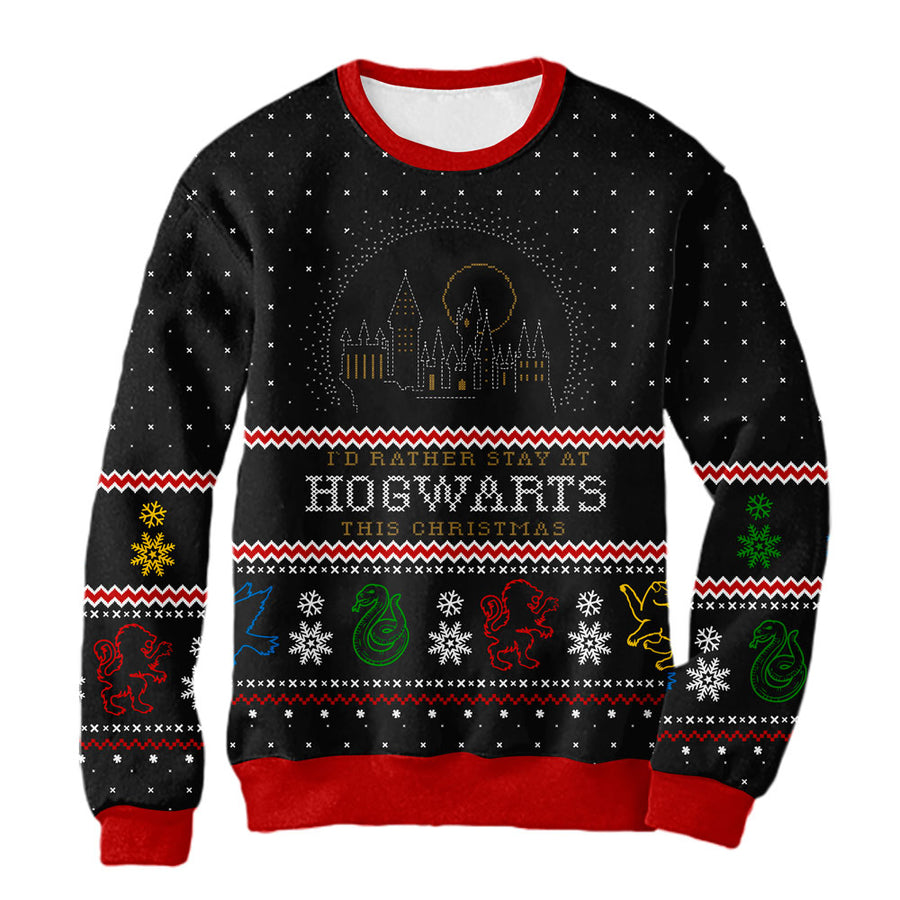 Sudadera Navideña Hogwarts Castle