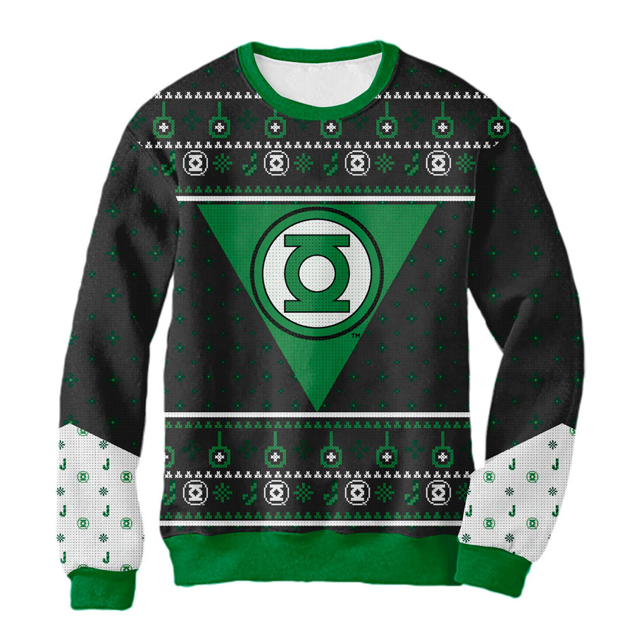 Sudadera Navideña Linterna Verde