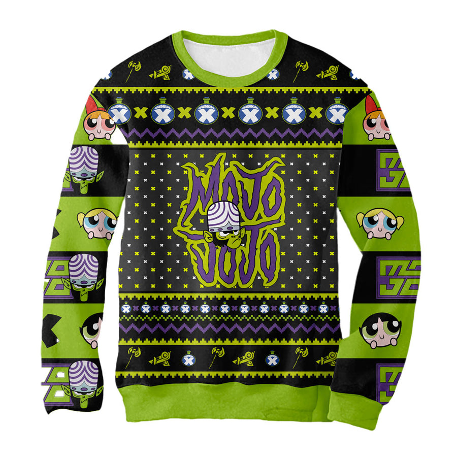 Sudadera Navideña Mojo Jojo Curses