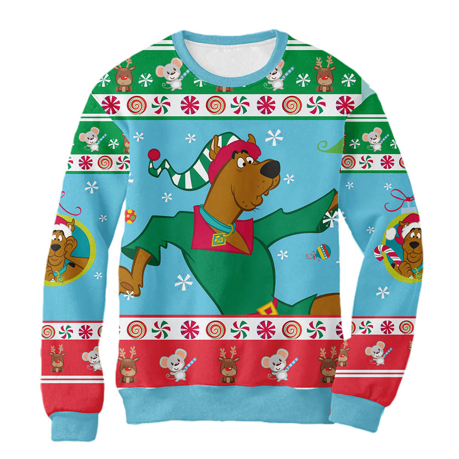 Sudadera Navideña Scooby Doo Elfo