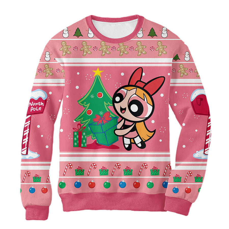 Sudadera Navideña Chicas Superpoderosas Bombon Oficial