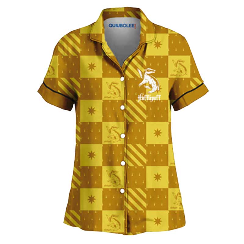 Camisa Pijama Hufflepuff Magic