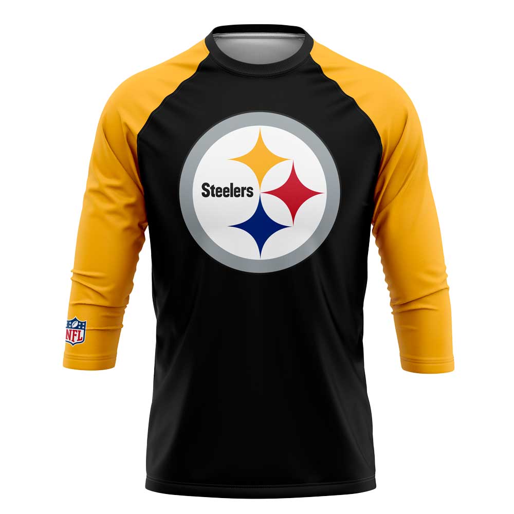 Playera Pijama Ranglan Pittsburgh Steelers AFC