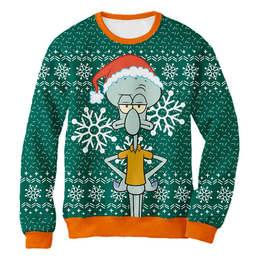 Sudadera Navideña Calamardo Christmas Bitterness