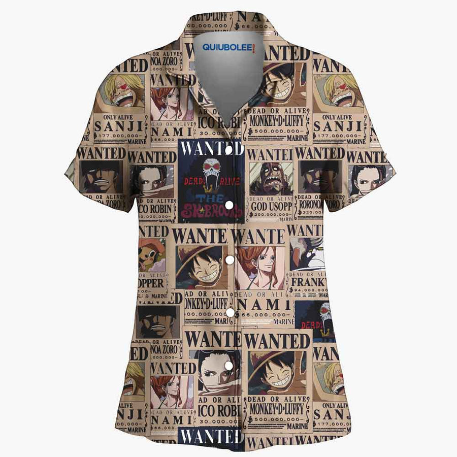 Camisa Pijama Mugiwaras Wanted