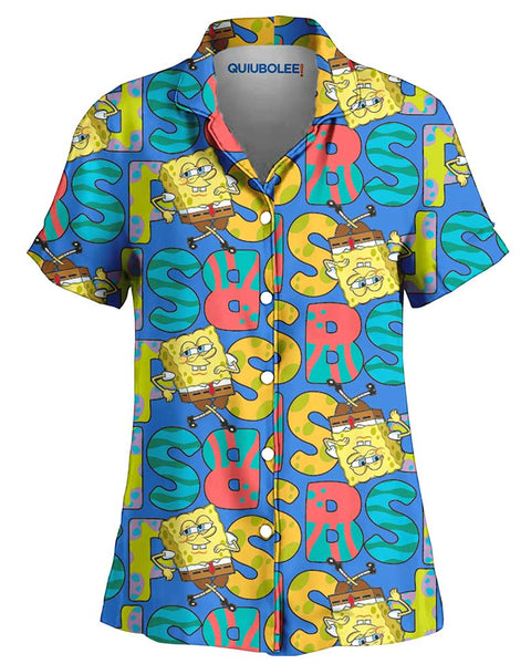 Camisa Pijama Bob Esponja Water Mood