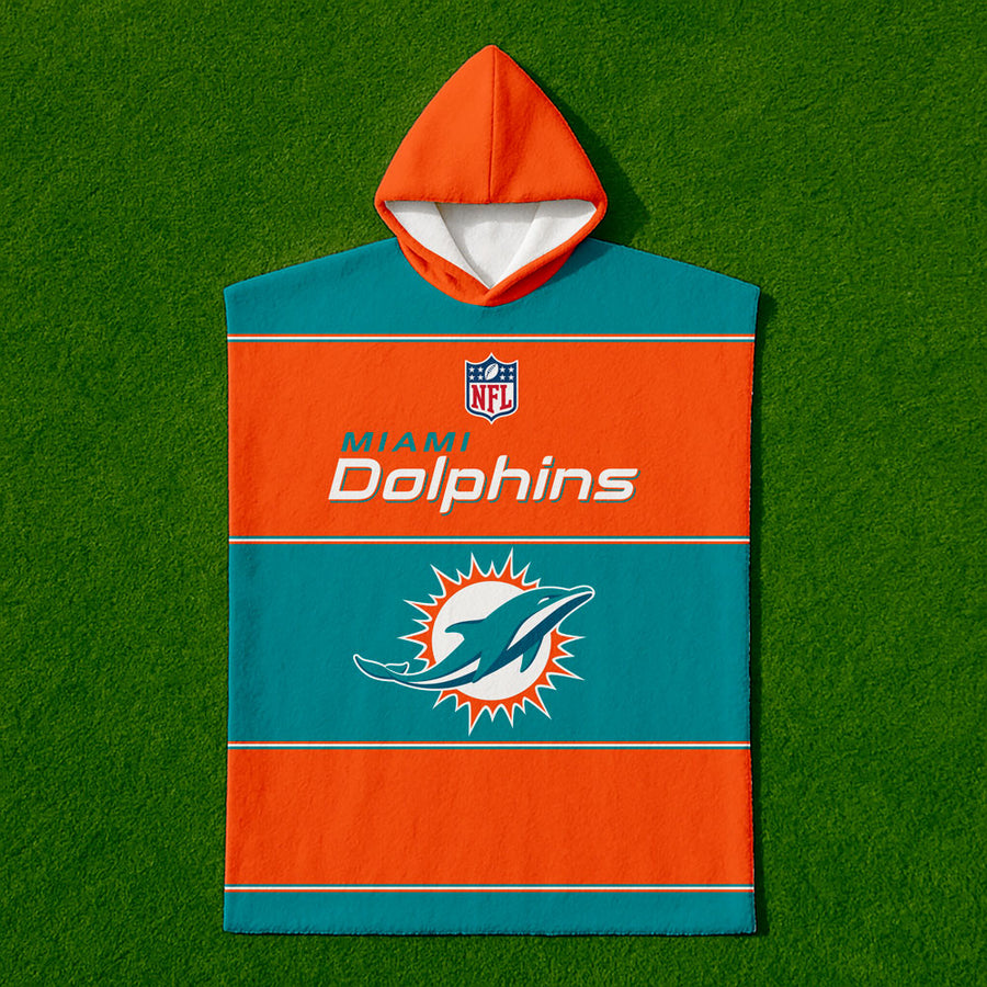 Poncho Toalla Miami Dolphins