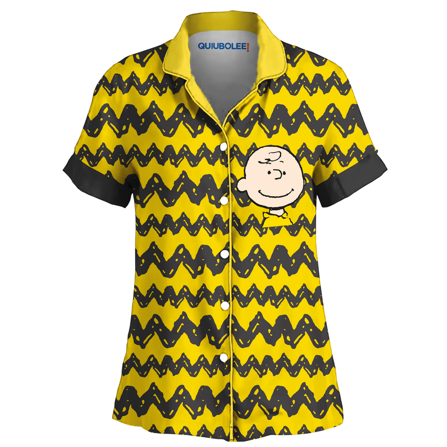 Camisa Pijama Charlie Brown Feliz