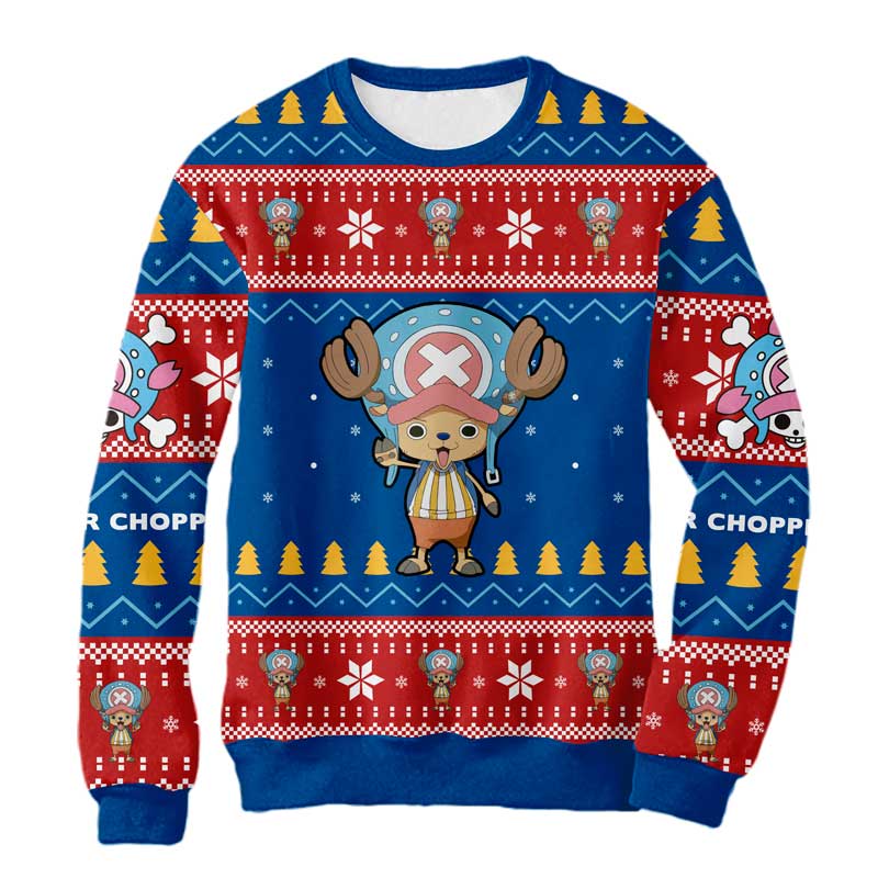 Sudadera Navideña One Piece Tony Tony Chopper