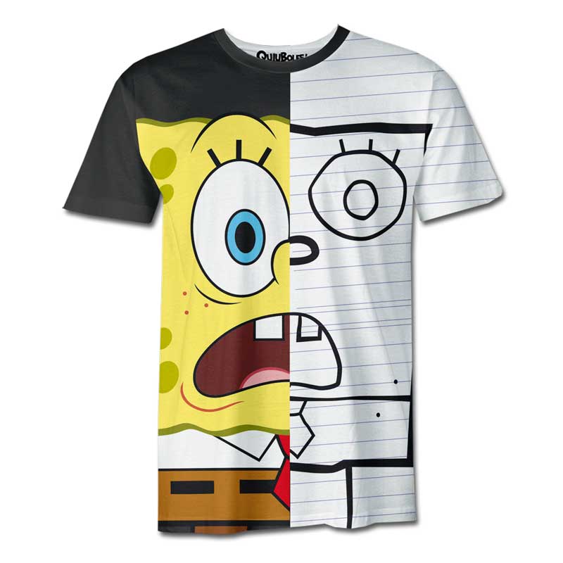 Playera Pijama Bob Esponja Trazo – QUIUBOLEE - Main Image
