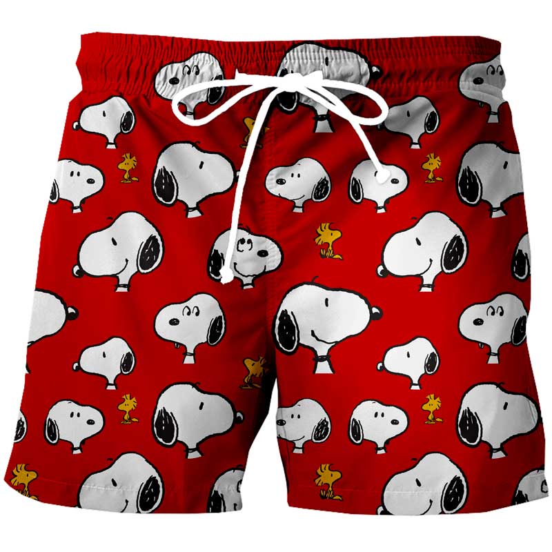 Short Pijama Snoopy and Woodstock Red