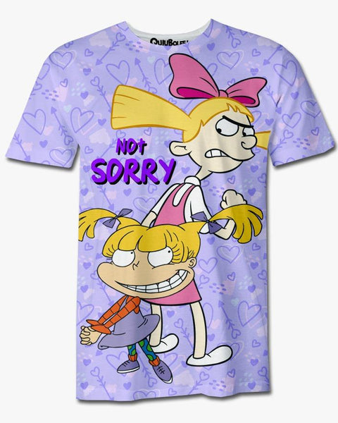 Playera Pijama Angelica y Helga Not Sorry