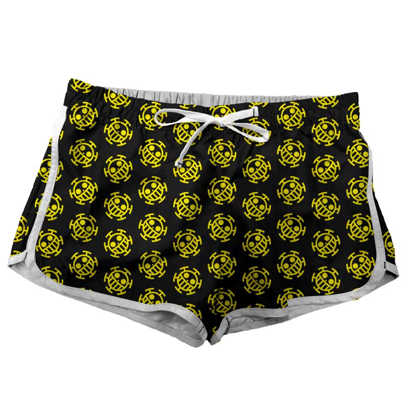Short Pijama One Piece Piratas Corazón Trafalgar Law Mujer
