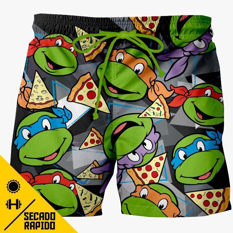 Traje de Baño Tortugas Ninja Pizza - QUIUBOLEE