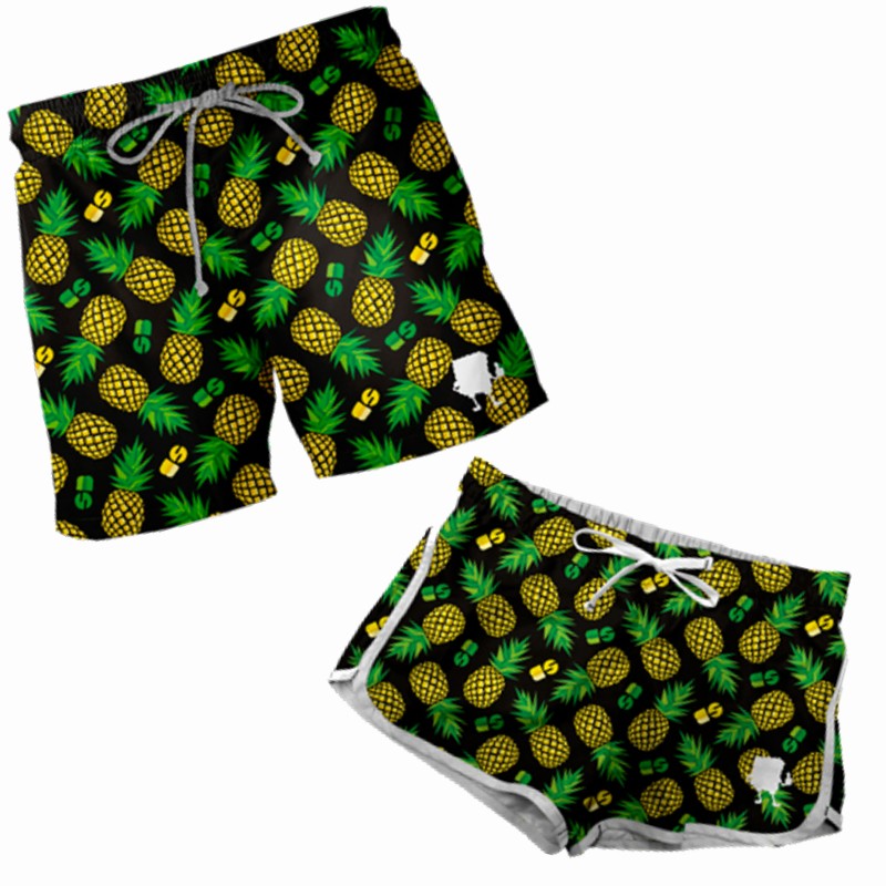 Short Pijama Patricio y Bob Esponja Piñas