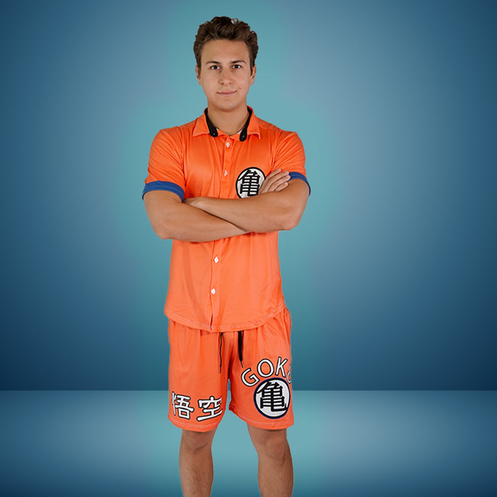 Conjunto Camisa Goku Oficial