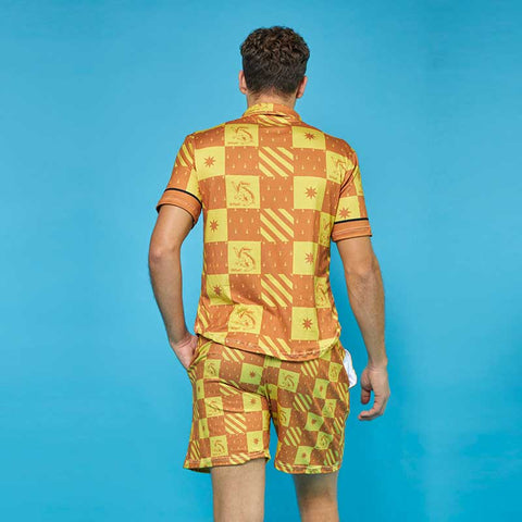 Conjunto Camisa Pijama Hufflepuff Magic