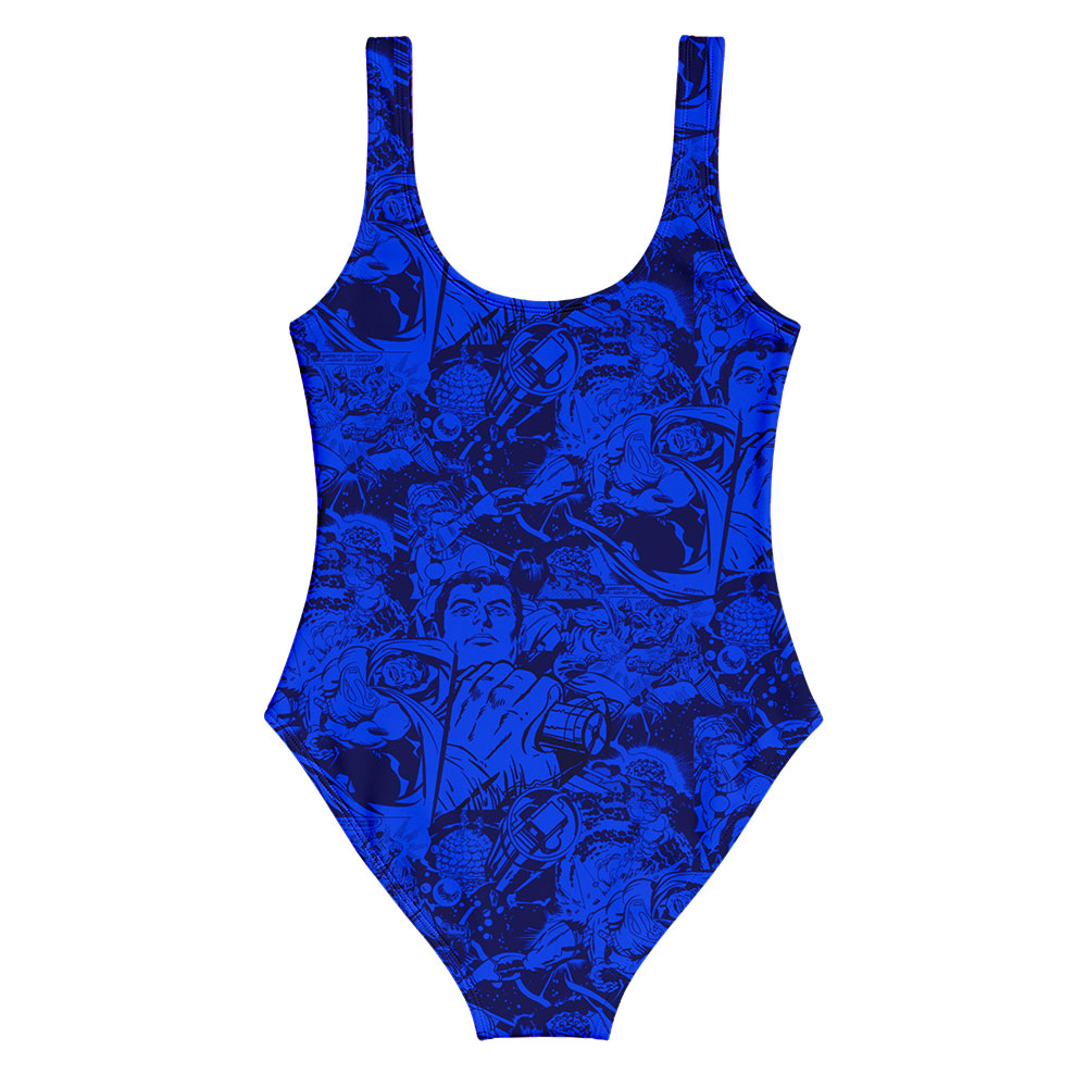 Traje de Baño Completo Superman Blue