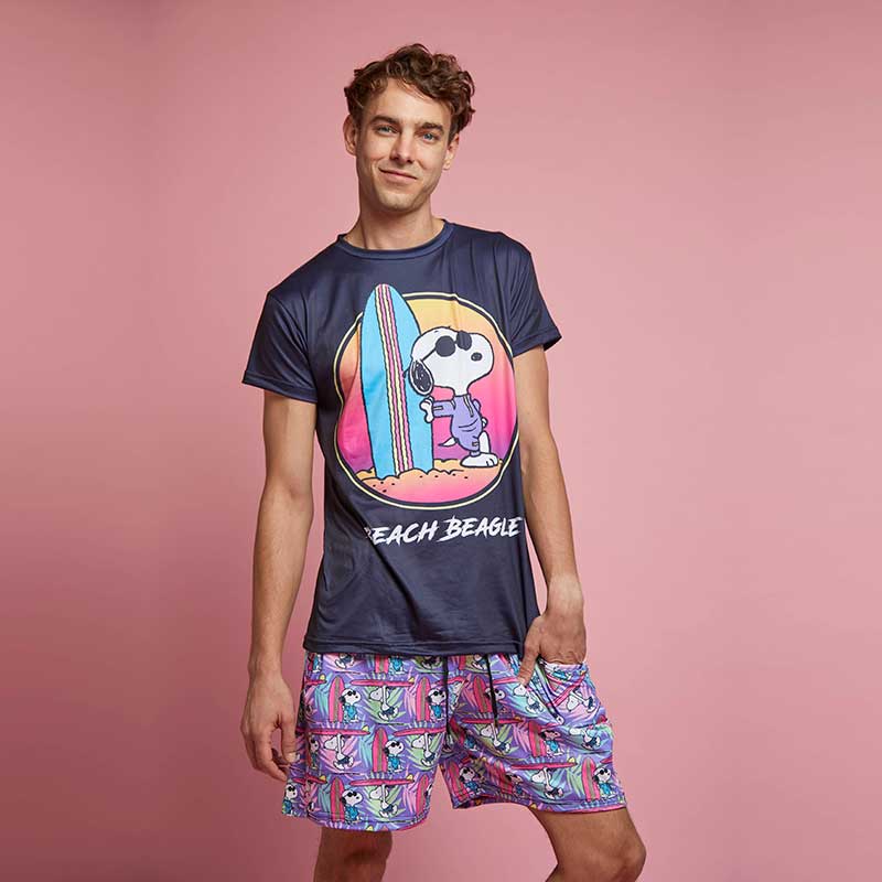 Conjunto Pijama Snoopy Surf