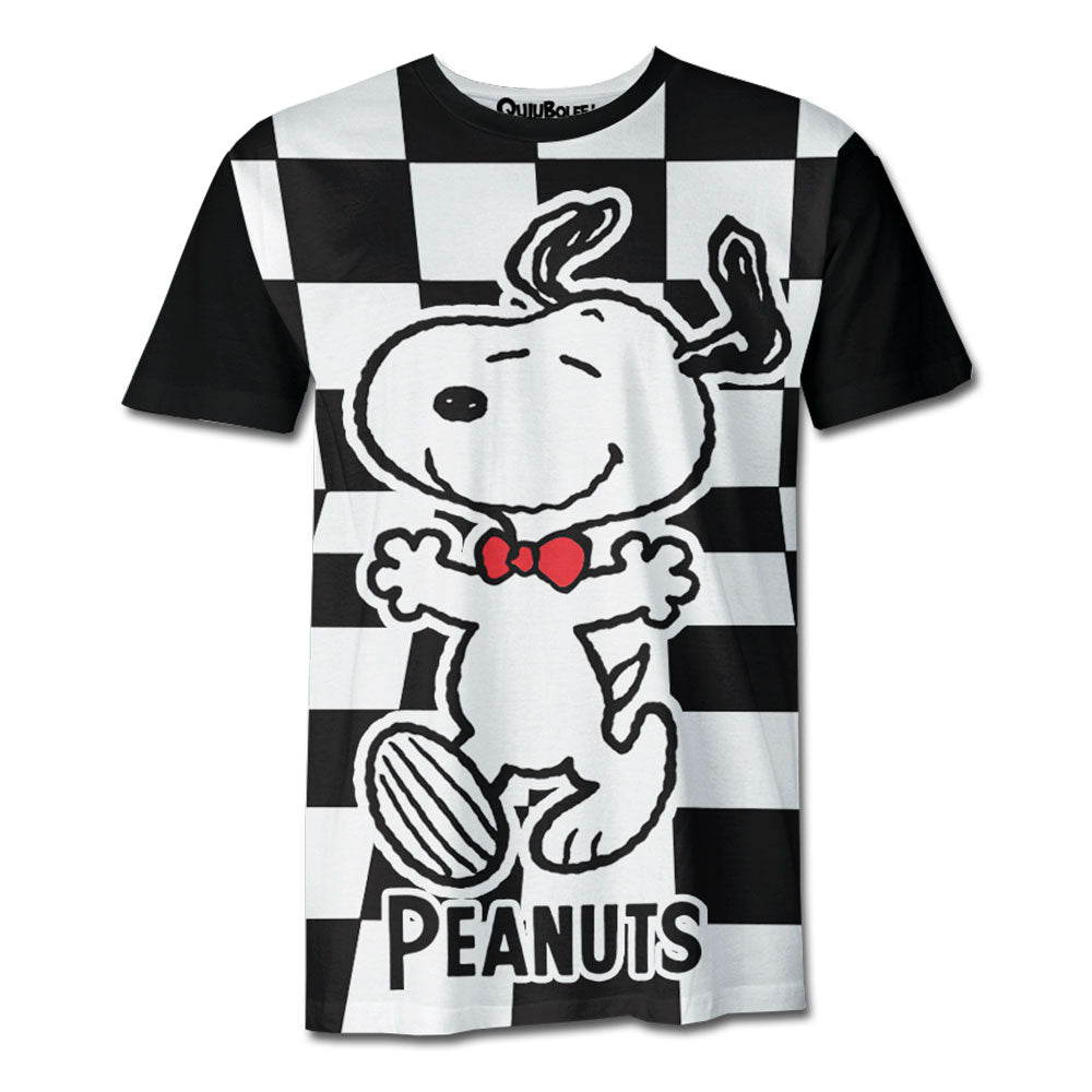 Playera Pijama Snoopy Ajedrez