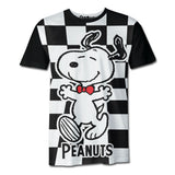 Playera Pijama Snoopy Ajedrez