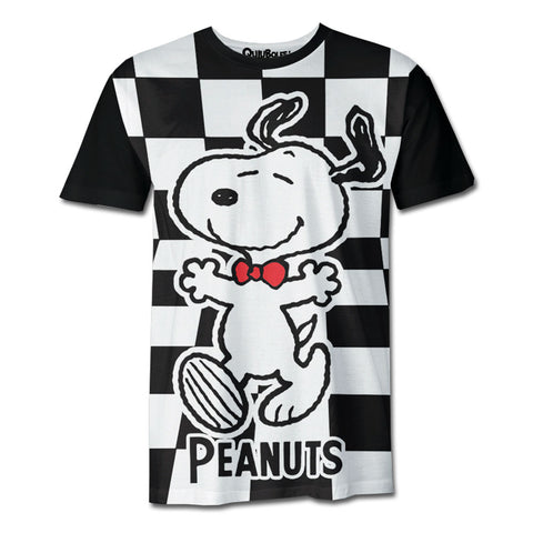 Playera Pijama Snoopy Ajedrez