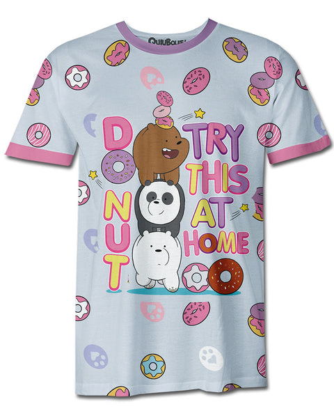 Playera Pijama Escandalosos Donuts Bros