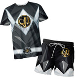 Conjunto Pijama Mighty Morphin Black Ranger
