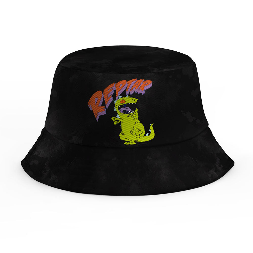 Bucket Hat Rugrats Reptar Black