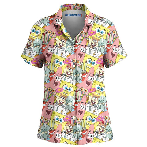 Camisa Pijama Amigos Esponjosos