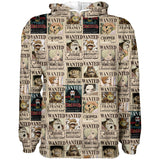 Sudadera Mugiwaras Wanted