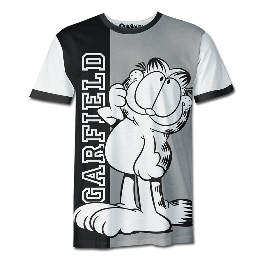 Playera Pijama Garfield Black And White