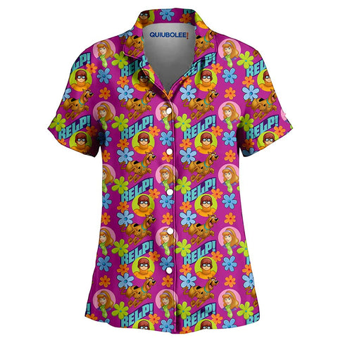 Camisa Pijama Scooby Relp