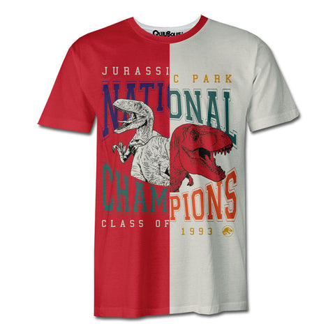 Playera Pijama Jurassic Park National Champions