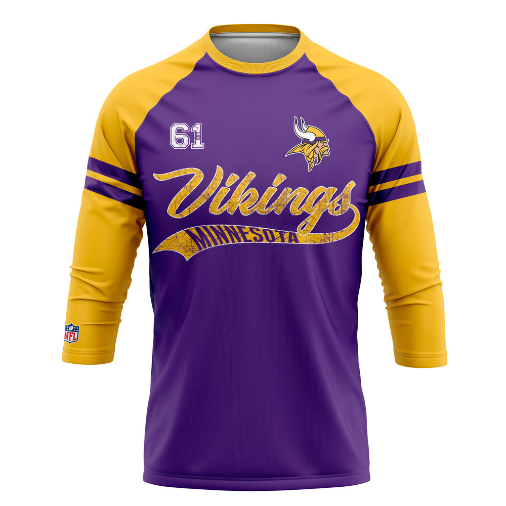 Playera Pijama Ranglan Minnesota Vikings Classic