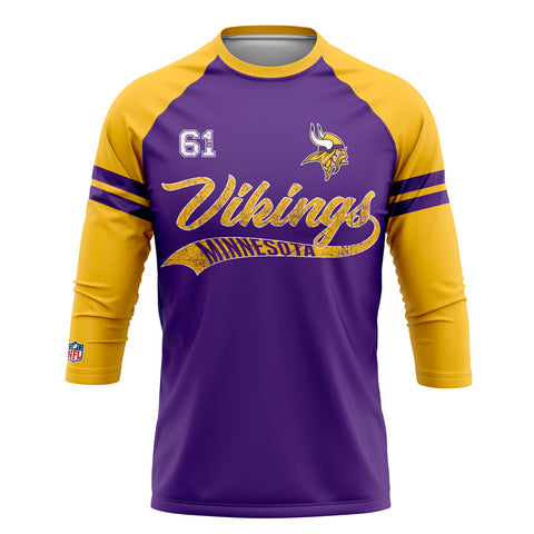 Playera Pijama Ranglan Minnesota Vikings Classic